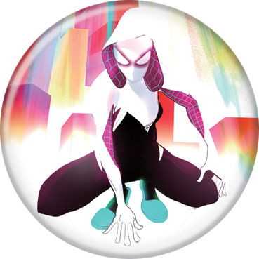 Marvel Comics 1.25-inch Button - Spider-Gwen Rainbow (84405)