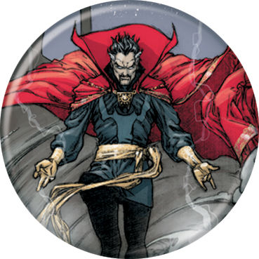 Marvel Comics 1.25-inch Button - Doctor Strange Red Cape (84376)