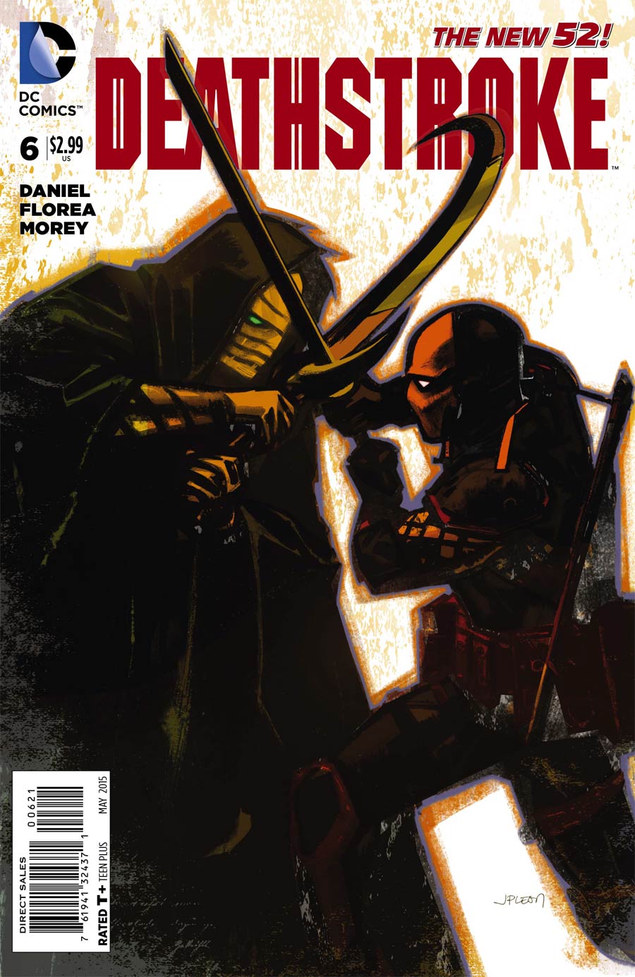 Deathstroke Vol 3 #6 Cover B Incentive John Paul Leon Variant Cover