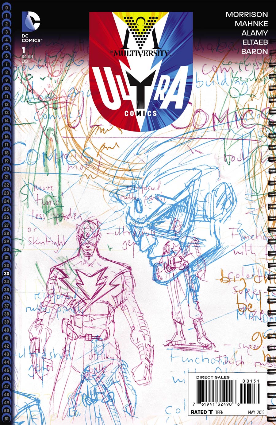 Multiversity Ultra Comics #1 Cover E Incentive Grant Morrison Variant Cover