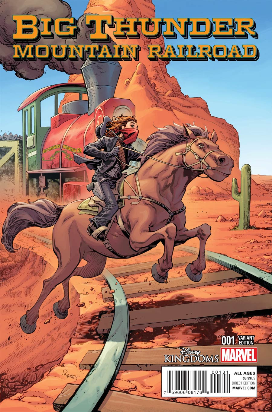 Disney Kingdoms Big Thunder Mountain Railroad #1 Cover C Incentive Tom Raney Variant Cover