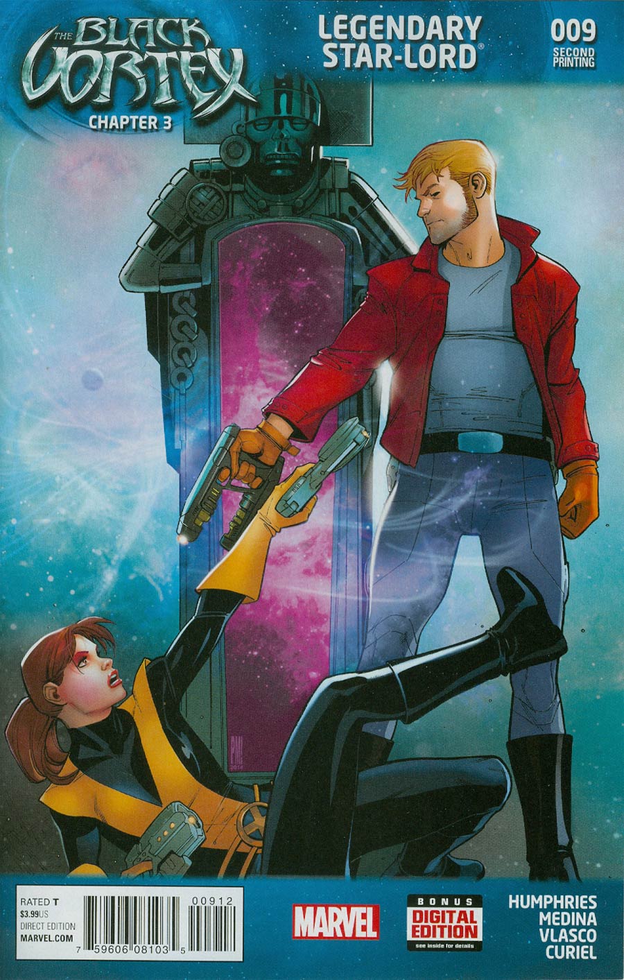 Legendary Star-Lord #9 Cover D 2nd Ptg Paco Medina Variant Cover (Black Vortex Part 3)