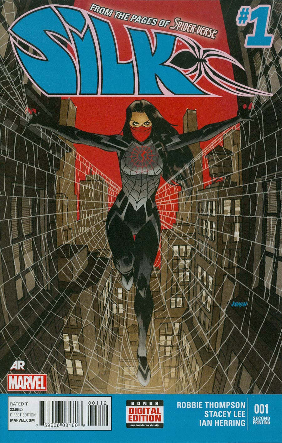 Silk #1 Cover D 2nd Ptg Dave Johnson Variant Cover