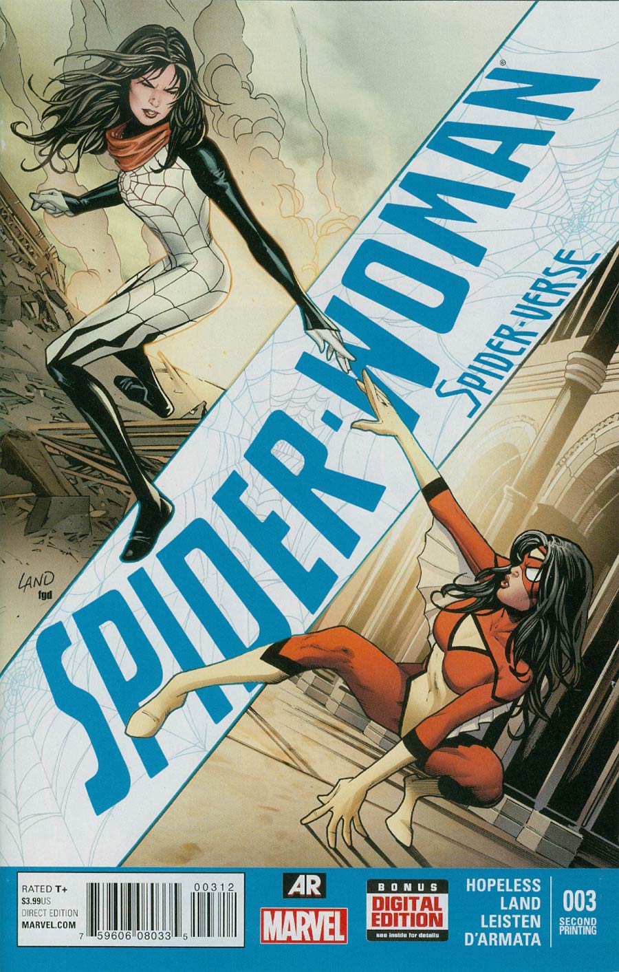 Spider-Woman Vol 5 #3 Cover C 2nd Ptg Greg Land Variant Cover