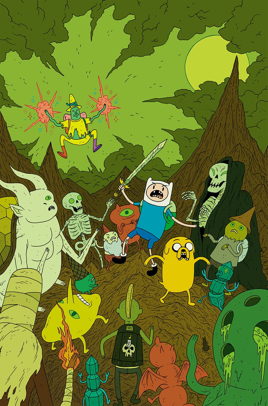 Adventure Time #38 Cover C Incentive Ze Burnay Virgin Variant Cover