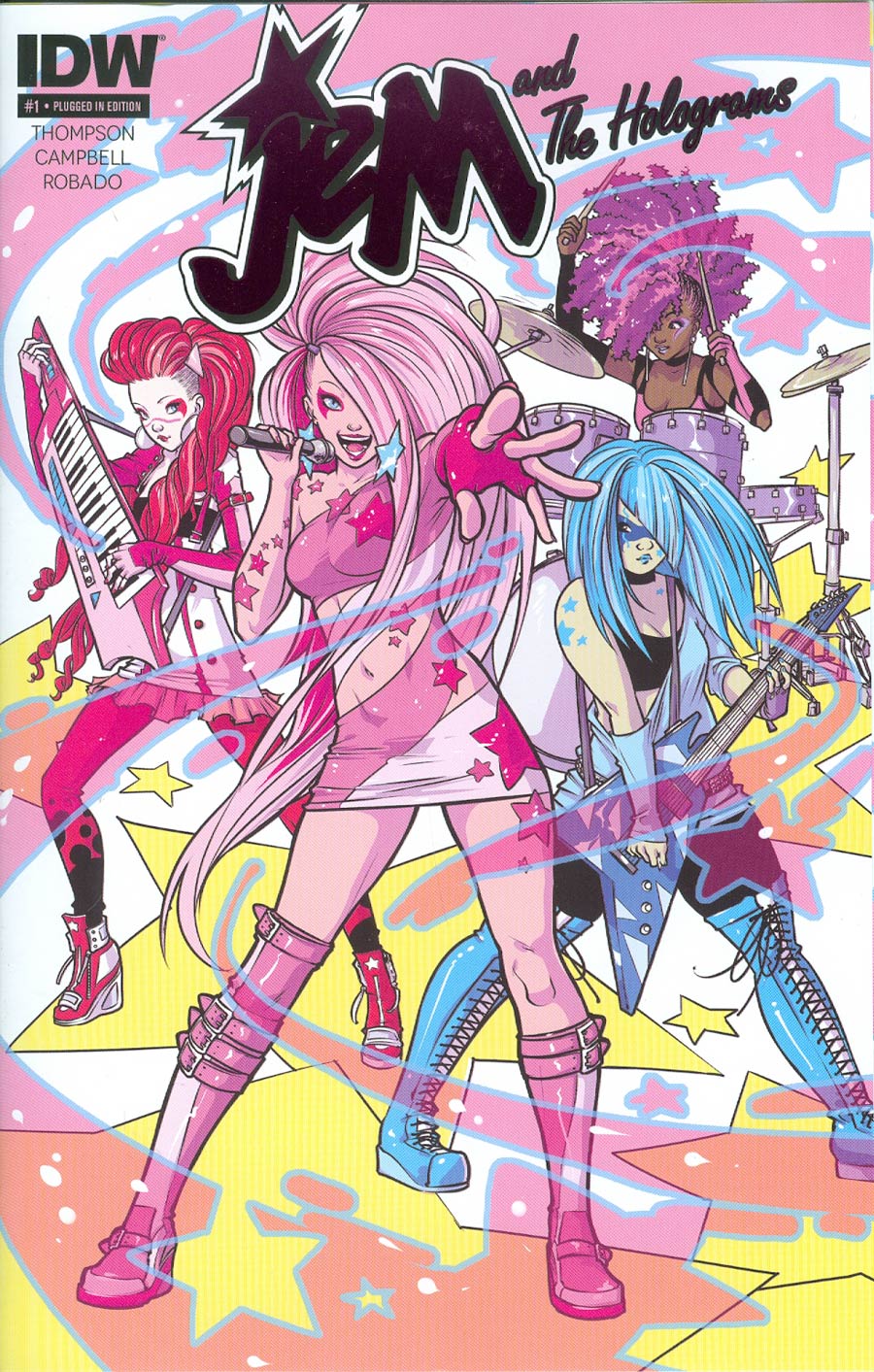 Jem And The Holograms #1 Cover G Plugged-In Edition 1st Ptg