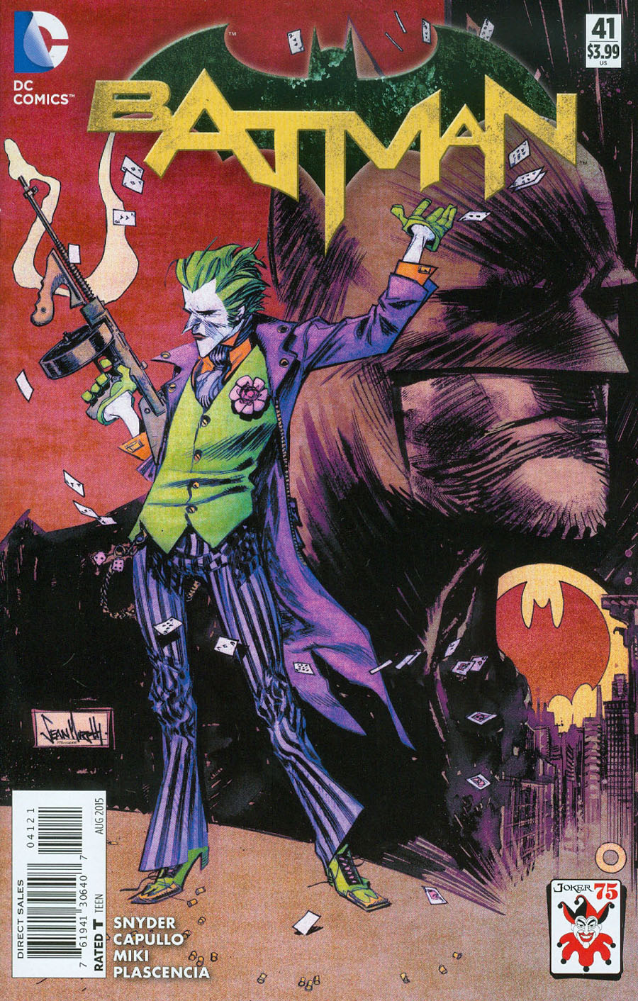 Batman Vol 2 #41 Cover B Variant Sean Murphy The Joker 75th Anniversary Cover