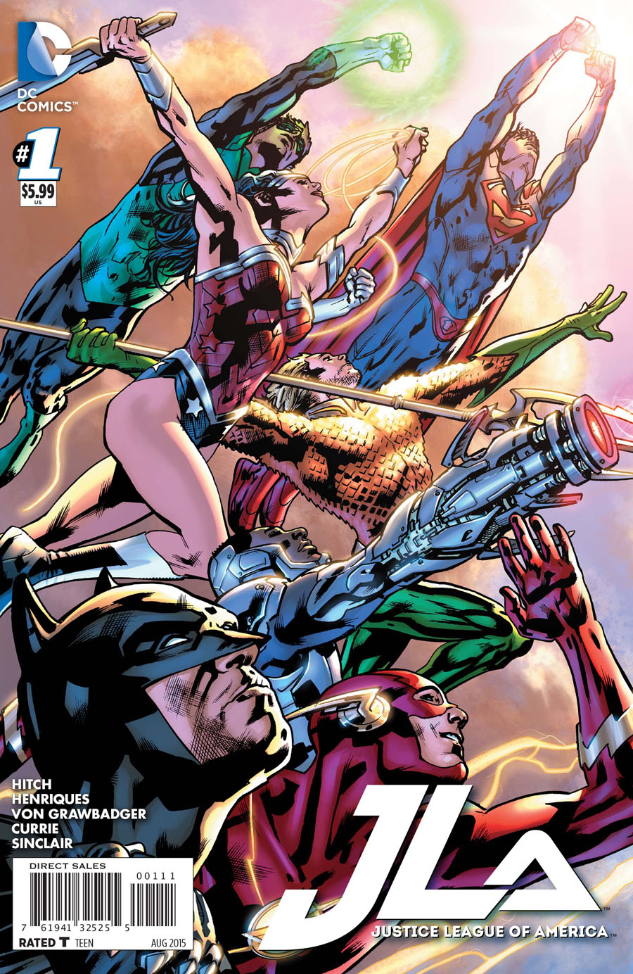 Justice League Of America Vol 4 #1 Cover A Regular Bryan Hitch Cover
