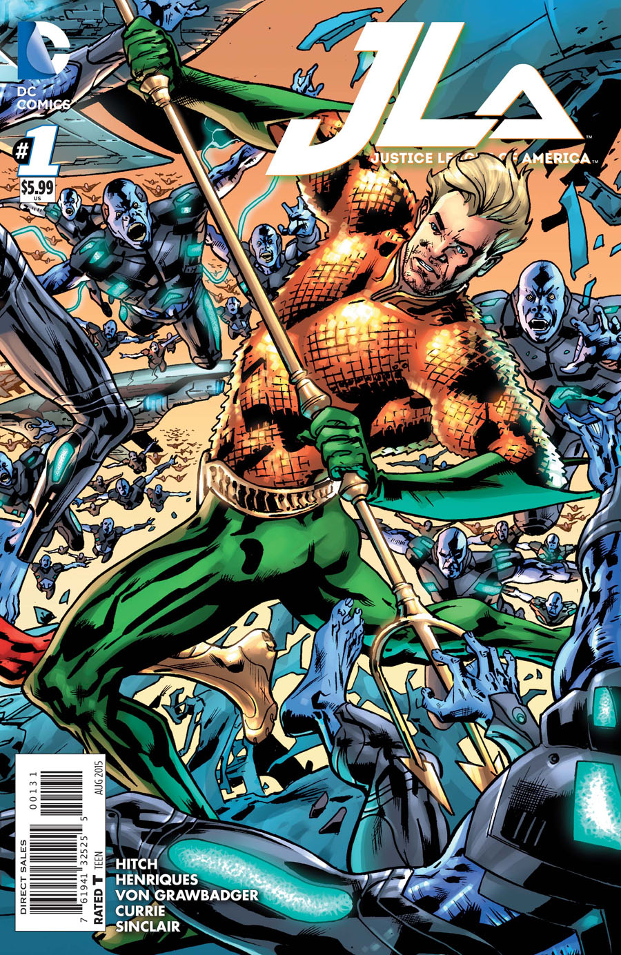 Justice League Of America Vol 4 #1 Cover C Variant Aquaman Cover