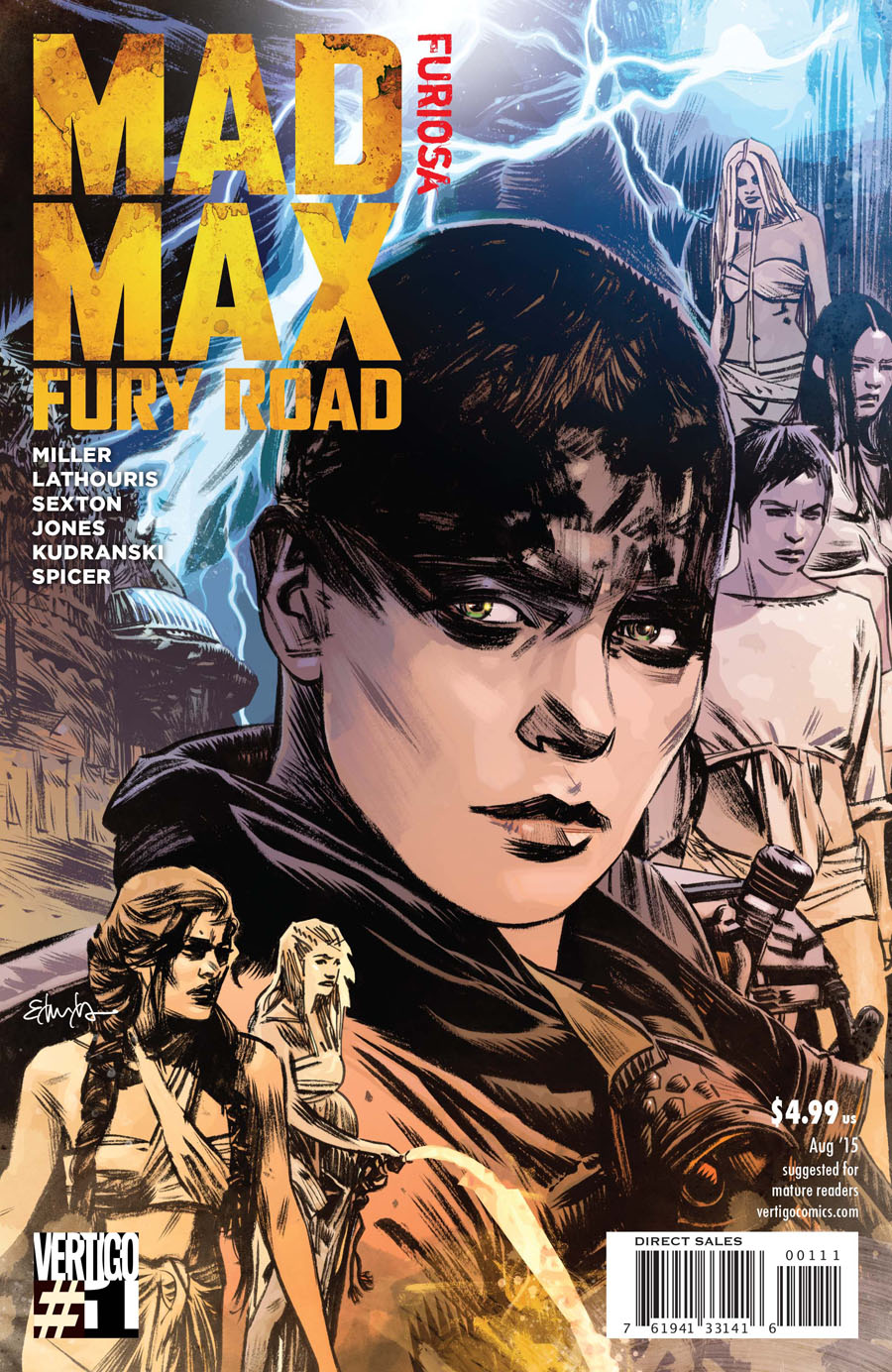 Mad Max Fury Road Furiosa #1 Cover A 1st Ptg Regular Tommy Lee Edwards Cover