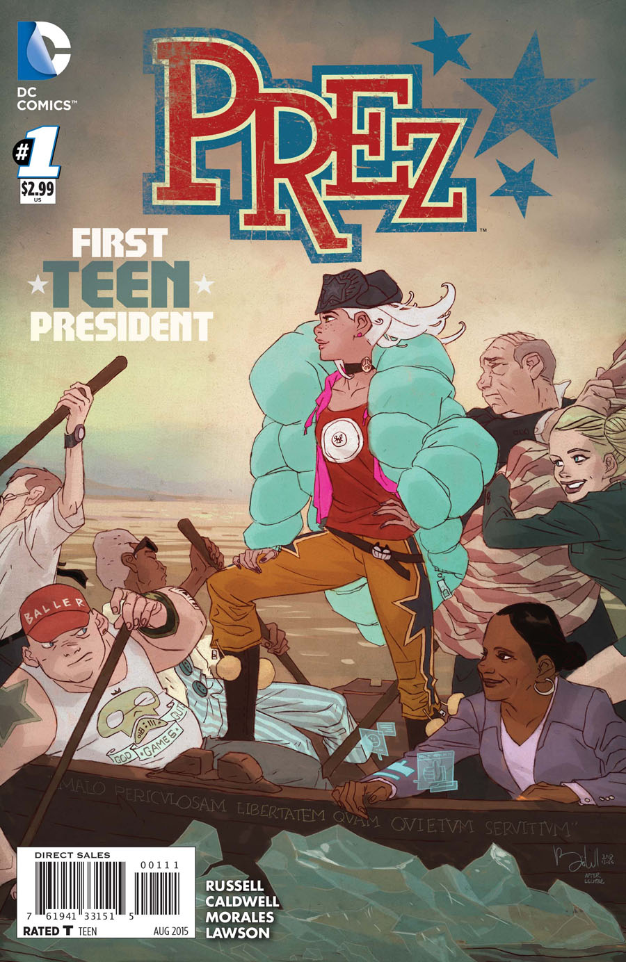 Prez Vol 2 #1 Cover A Regular Ben Caldwell Cover