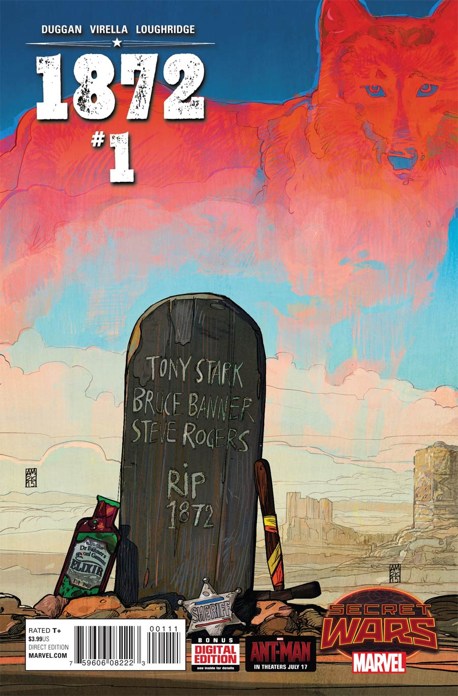 1872 #1 Cover A Regular Alex Maleev Cover (Secret Wars Warzones Tie-In)