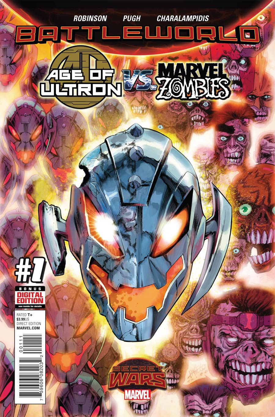 Age Of Ultron vs Marvel Zombies #1 Cover A Regular Carlos Pacheco Cover (Secret Wars Battleworld Tie-In)