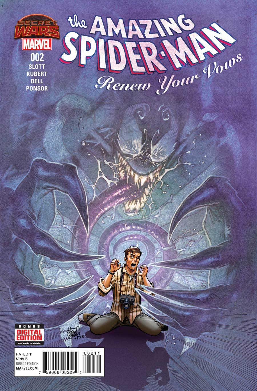 Amazing Spider-Man Renew Your Vows #2 Cover A Regular Adam Kubert Cover (Secret Wars Warzones Tie-In)