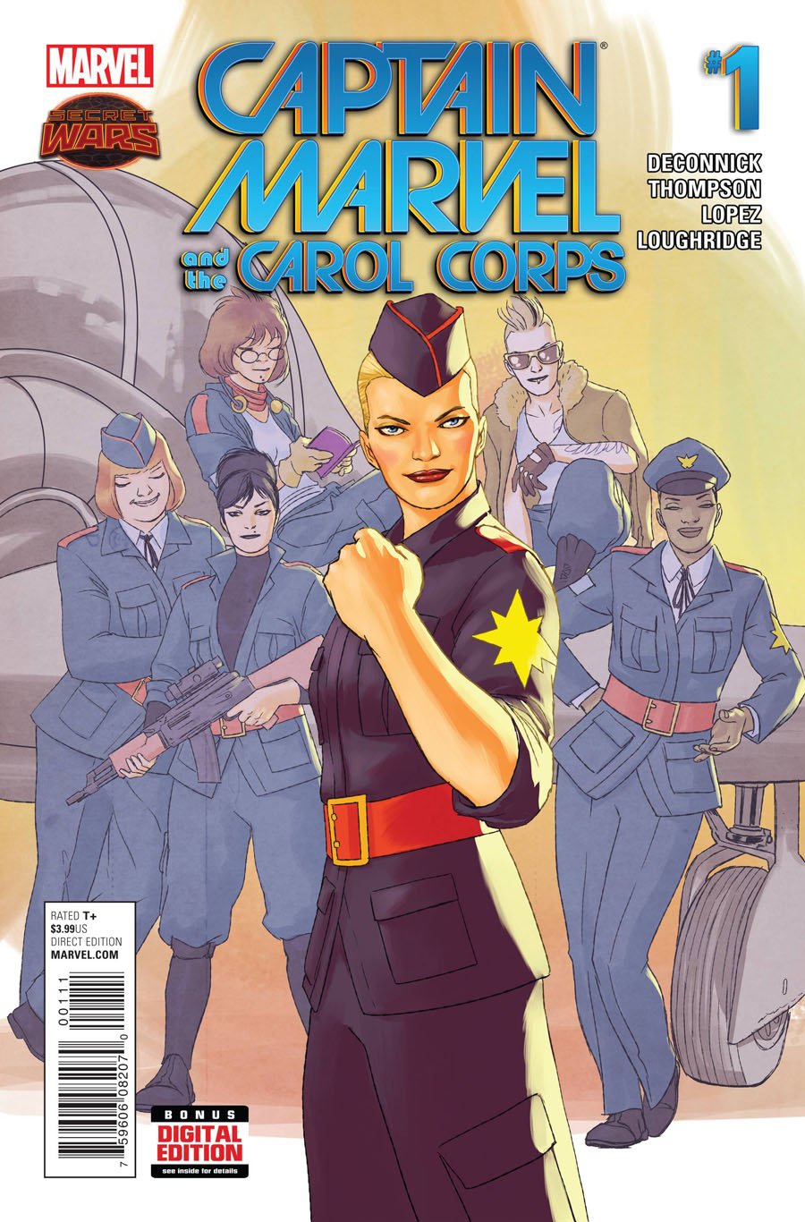 Captain Marvel And The Carol Corps #1 Cover A Regular David Lopez Cover (Secret Wars Warzones Tie-In)