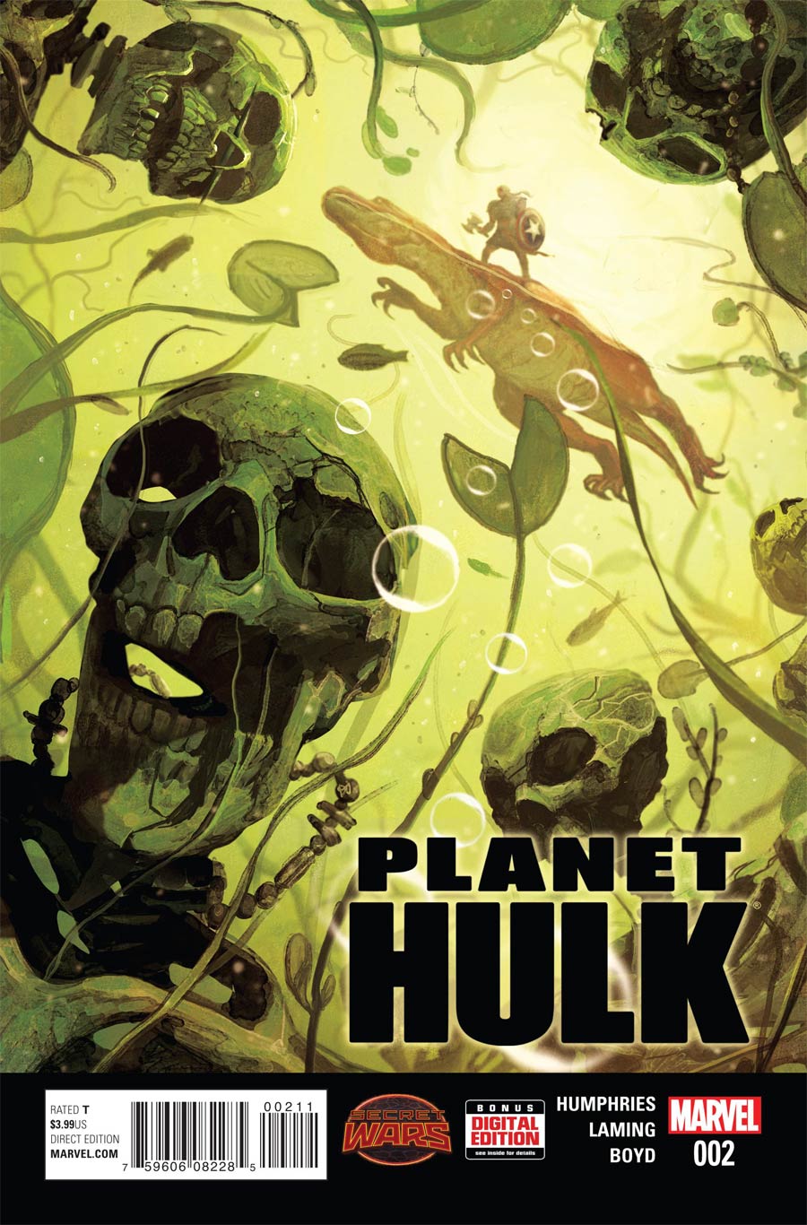 Planet Hulk #2 Cover A Regular Michael Del Mundo Cover (Secret Wars Warzones Tie-In)