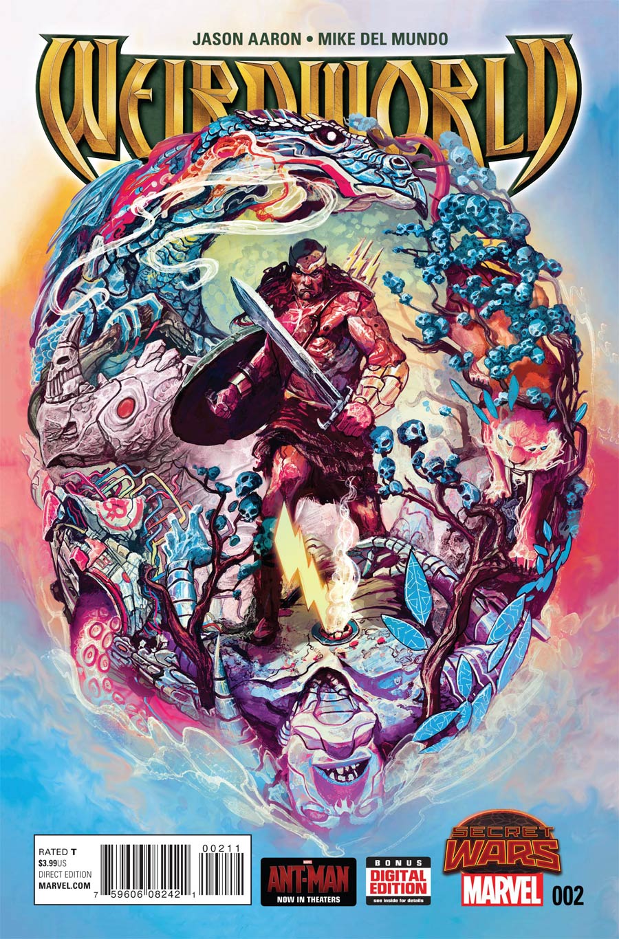 Weirdworld #2 Cover A Regular Michael Del Mundo Cover (Secret Wars Warzones Tie-In)