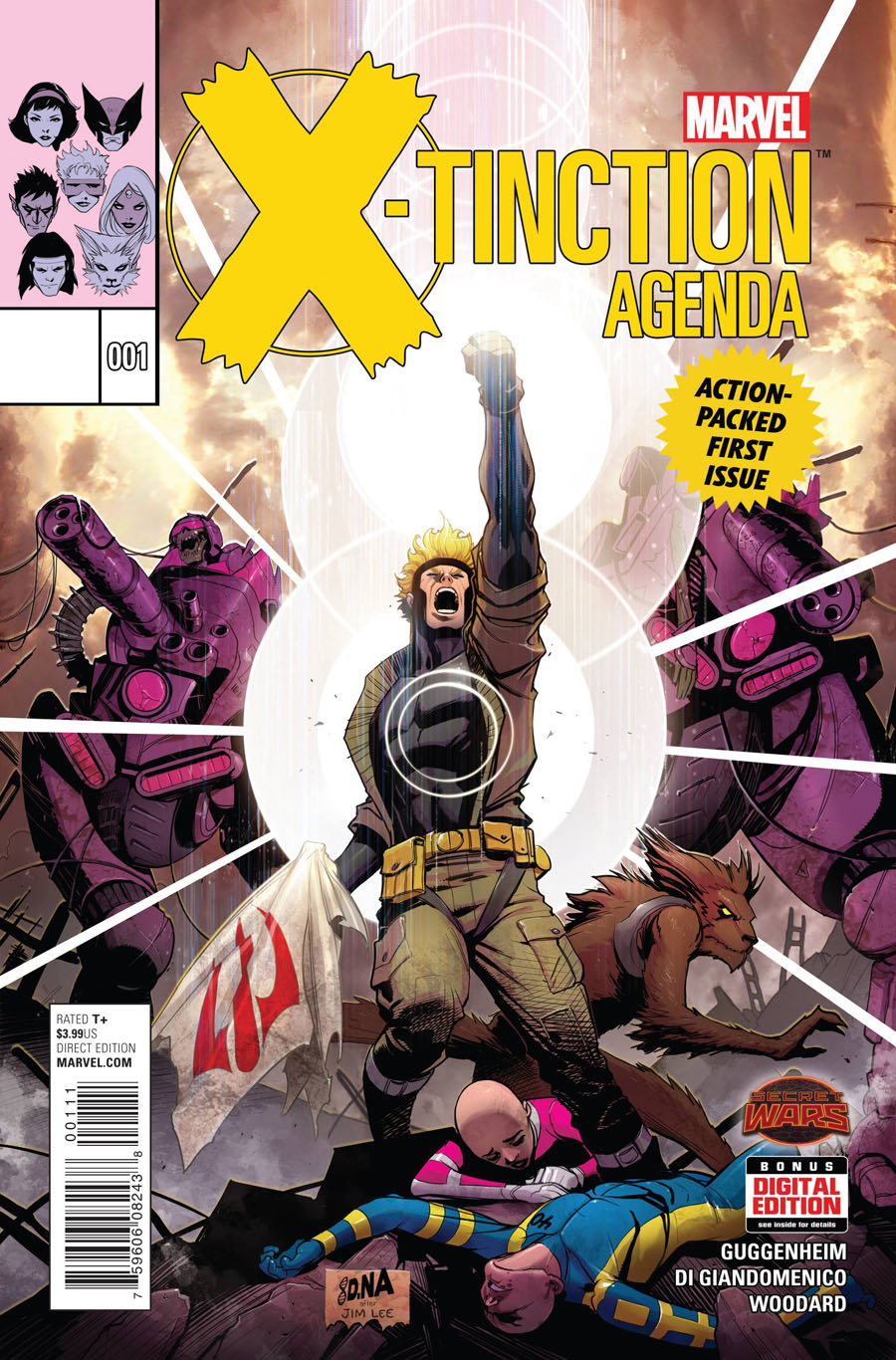 X-Tinction Agenda #1 Cover A Regular David Nakayama Cover (Secret Wars Warzones Tie-In)