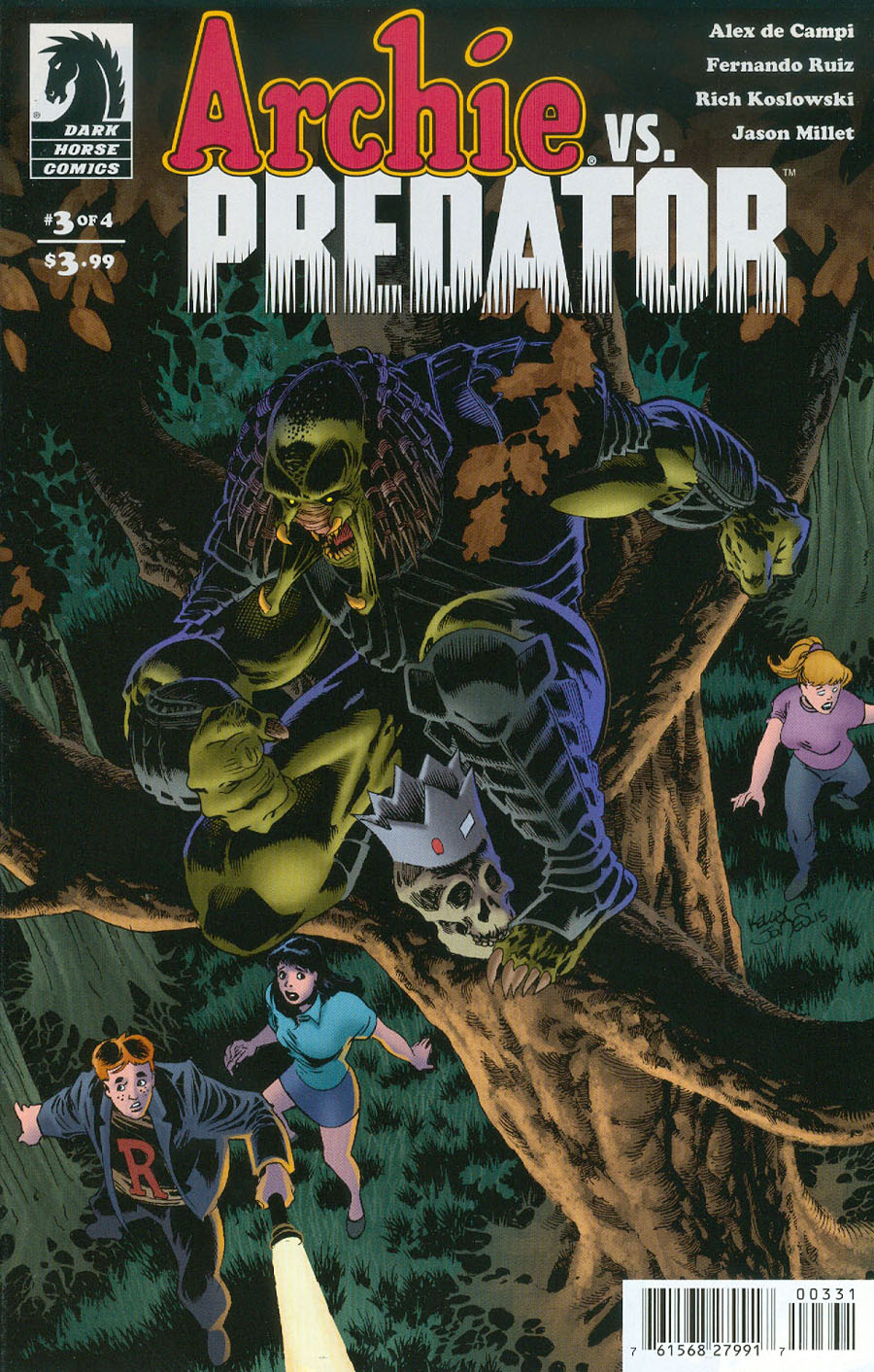 Archie vs Predator #3 Cover B Variant Kelley Jones Cover