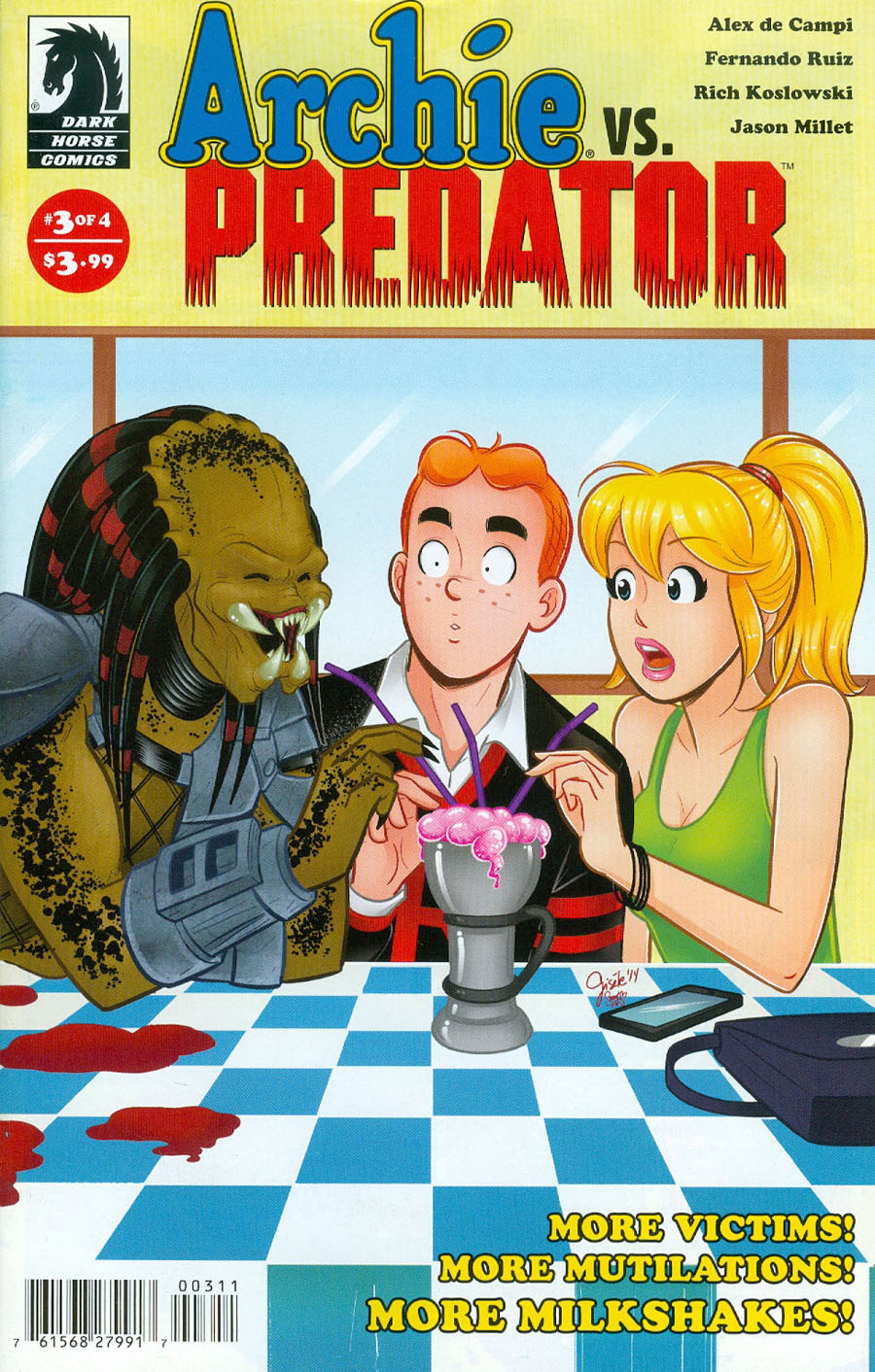 Archie vs Predator #3 Cover A Regular Gisele Lagace Cover
