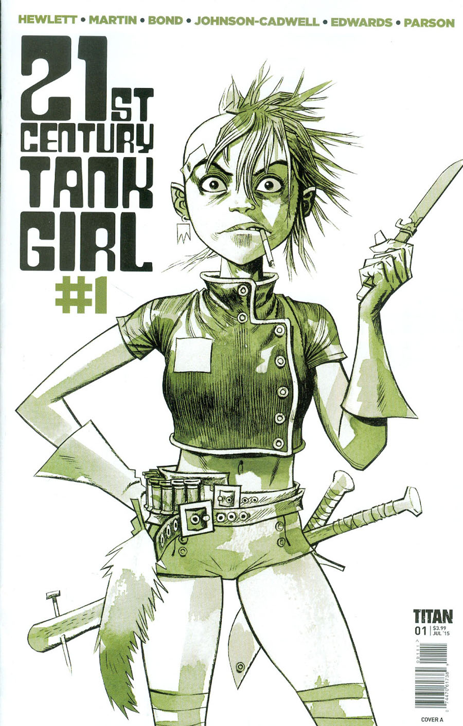 21st Century Tank Girl #1 Cover A 1st Ptg Regular Jamie Hewlett Cover