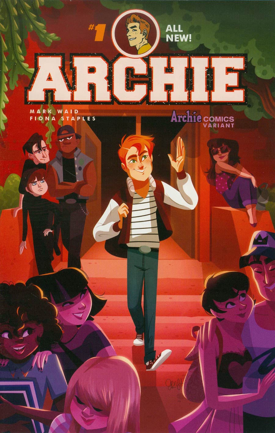 Archie Vol 2 #1 Cover I Variant Genevieve FT Cover