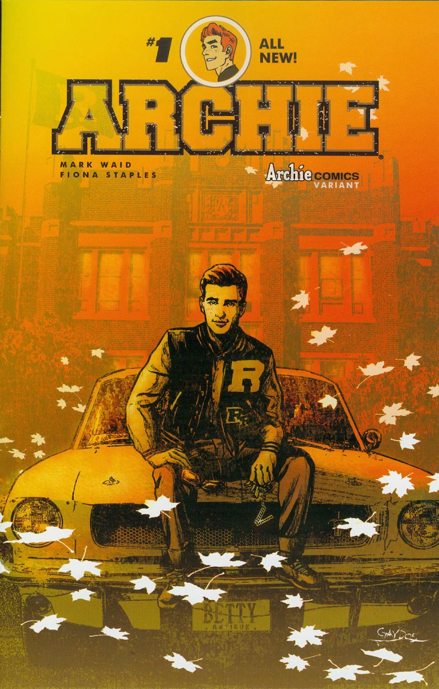 Archie Vol 2 #1 Cover J Variant Michael Gaydos Cover