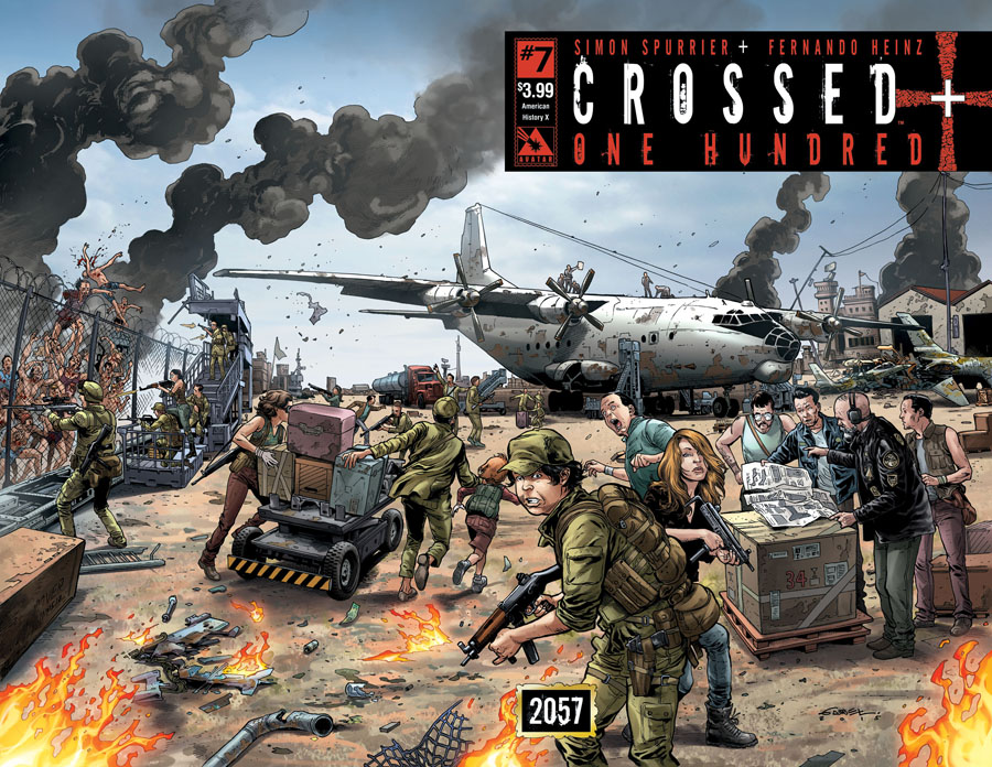 Crossed Plus 100 #7 Cover B American History X Wraparound Cover