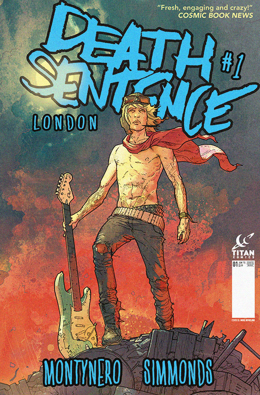 Death Sentence London #1 Cover B Variant Mike Dowling Subscription Cover