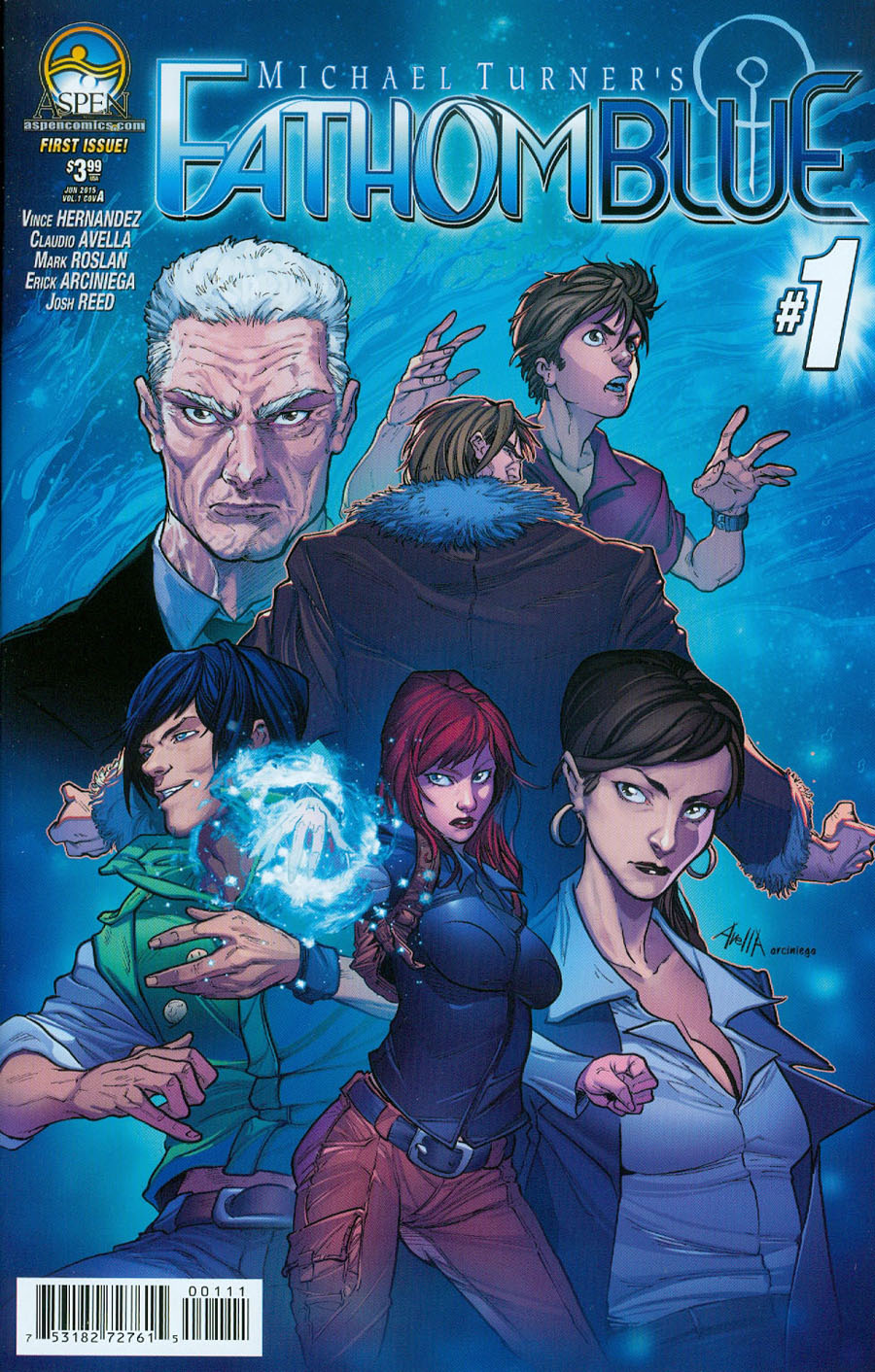 Fathom Blue #1 Cover A Regular Claudio Avella Cover