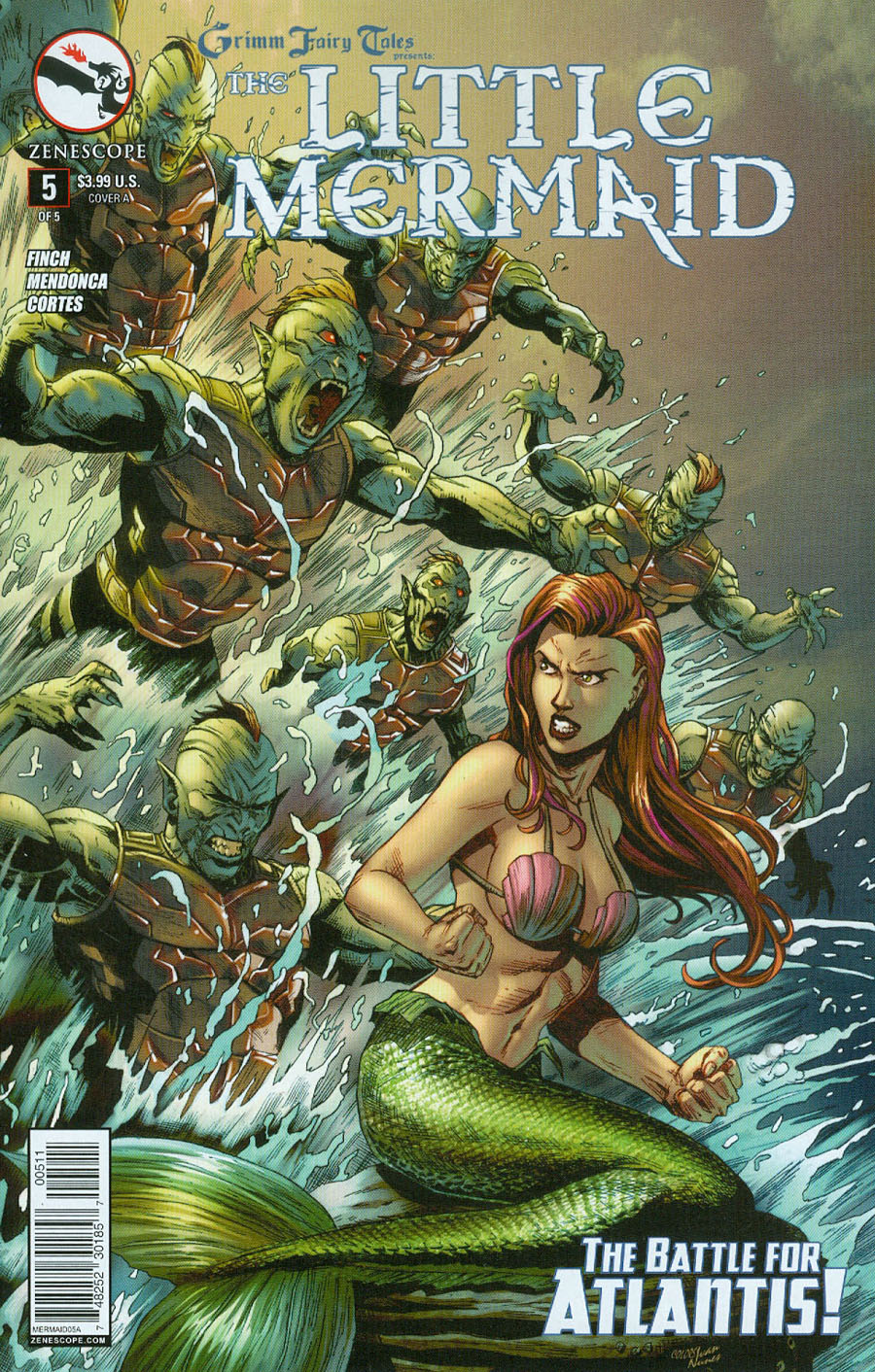 Grimm Fairy Tales Presents Little Mermaid #5 Cover A Miguel Mendonca