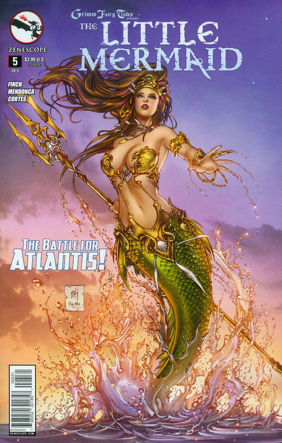 Grimm Fairy Tales Presents Little Mermaid #5 Cover C Mike Krome