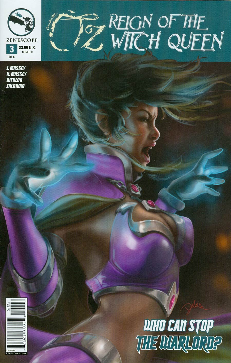 Grimm Fairy Tales Presents Oz Reign Of The Witch Queen #3 Cover C Cris Delara