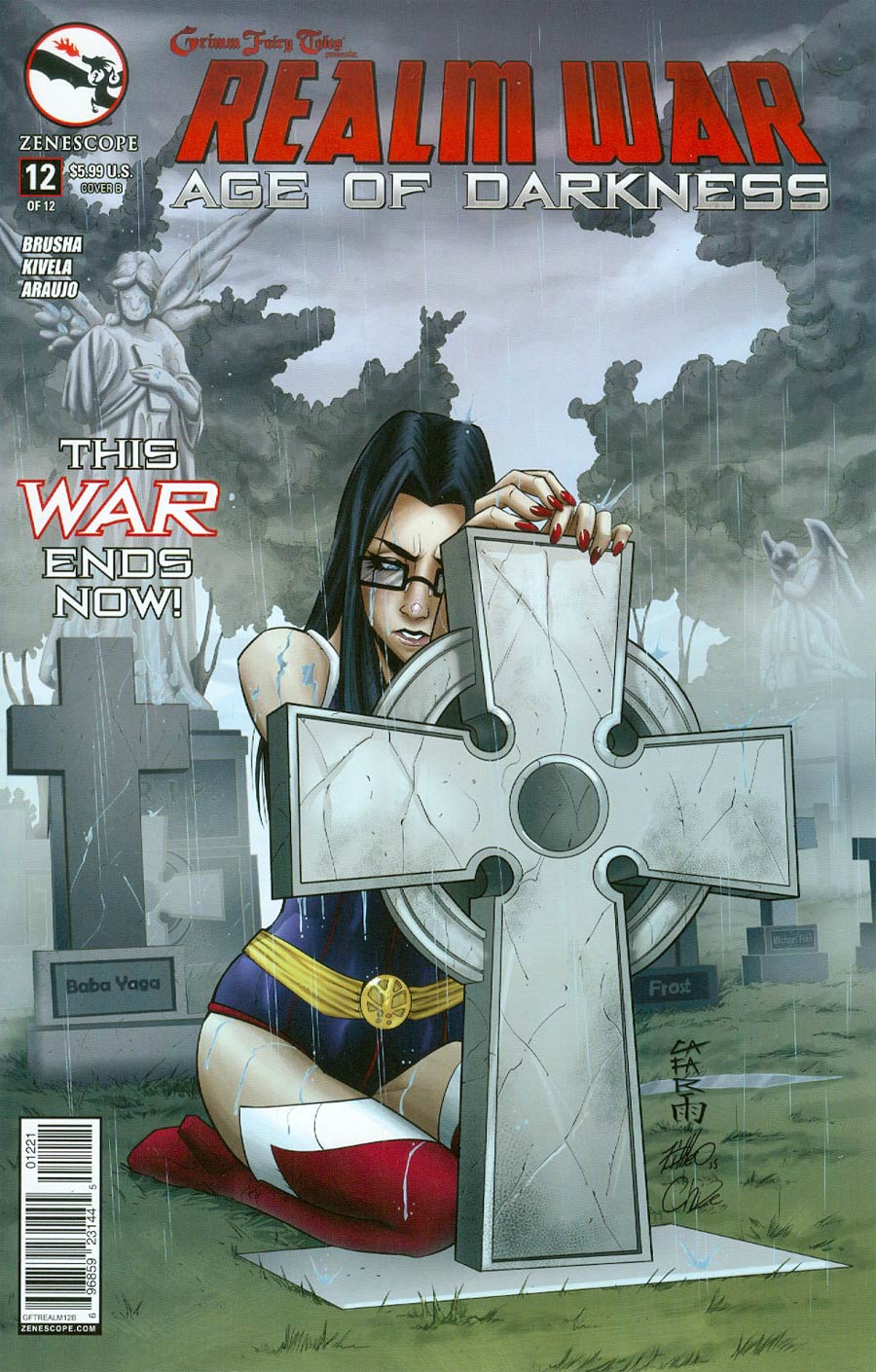 Grimm Fairy Tales Presents Realm War #12 Cover B Giuseppe Cafaro (Age Of Darkness Tie-In)