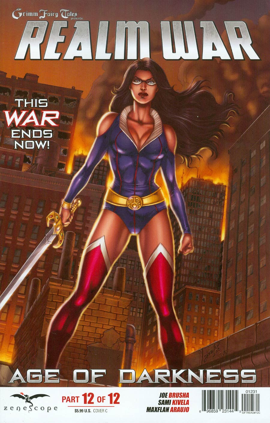 Grimm Fairy Tales Presents Realm War #12 Cover C Jose Luis (Age Of Darkness Tie-In)