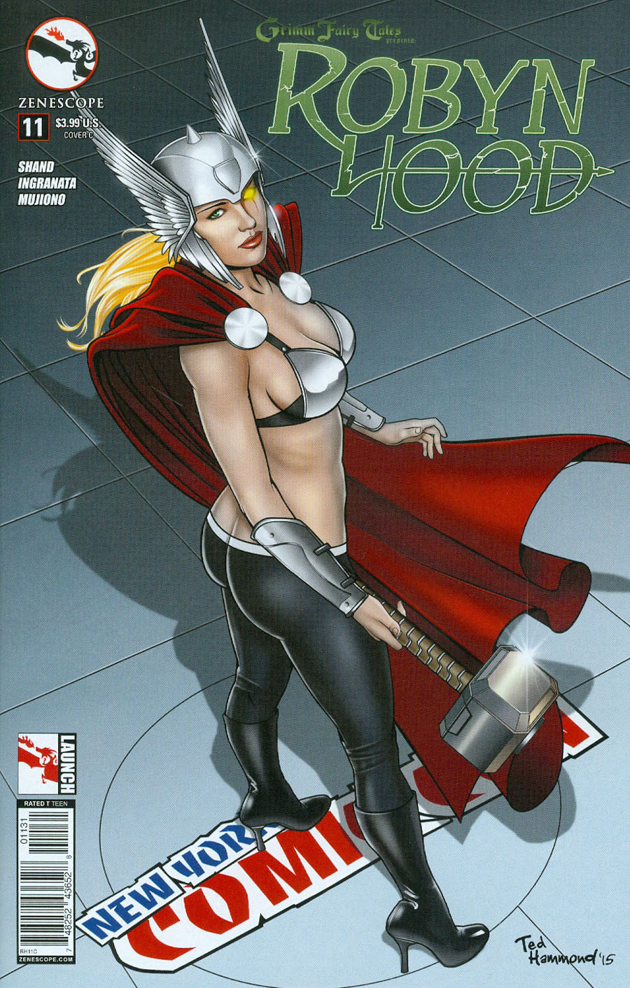 Grimm Fairy Tales Presents Robyn Hood Vol 2 #11 Cover C Ted Hammond