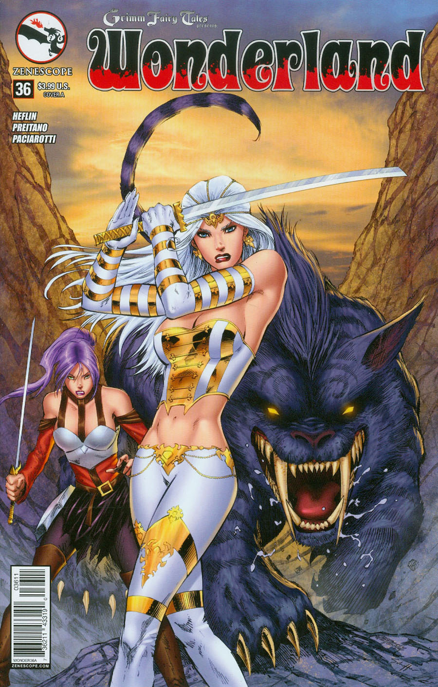 Grimm Fairy Tales Presents Wonderland Vol 2 #36 Cover A Jason Metcalf