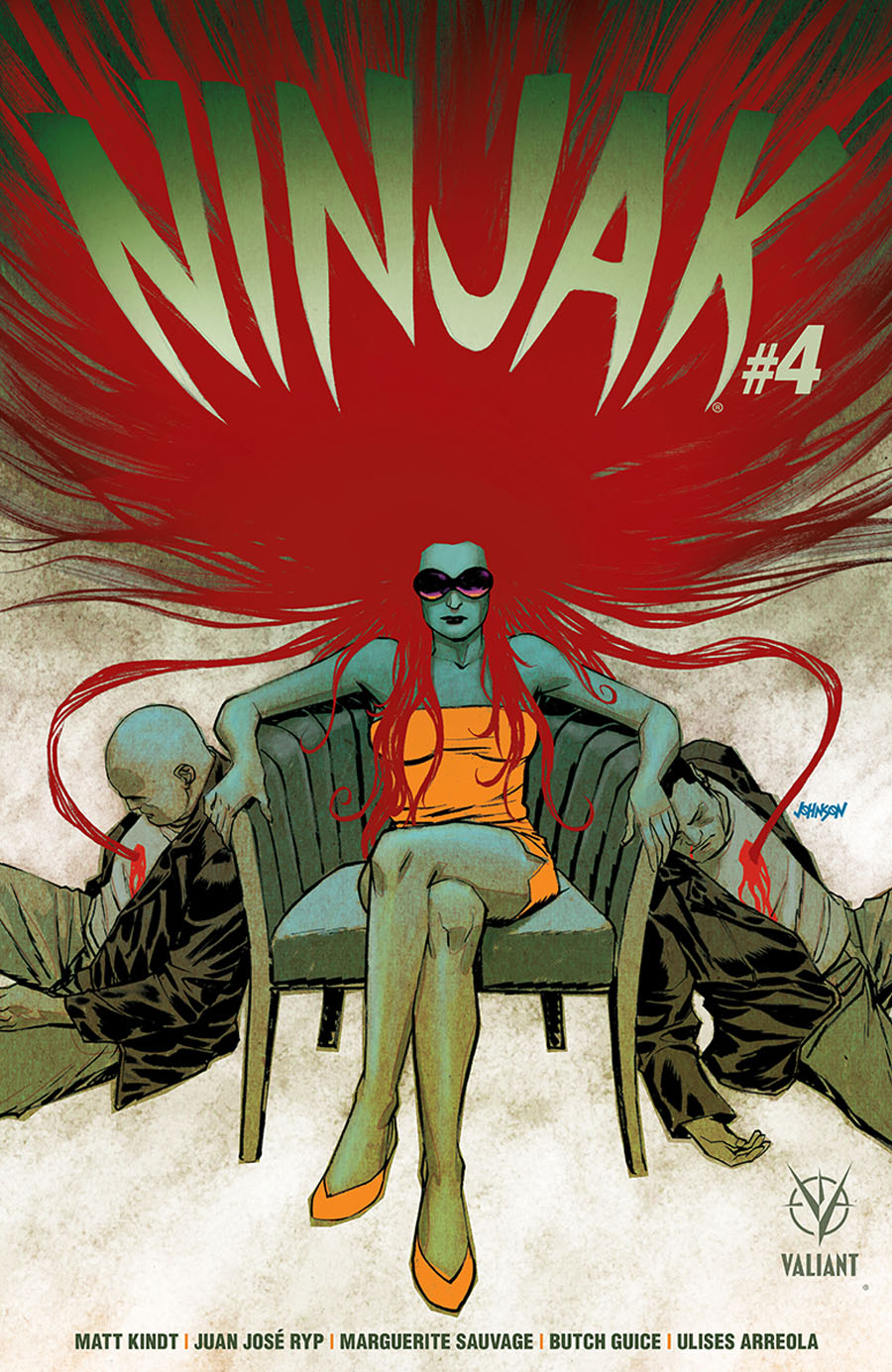 Ninjak Vol 3 #4 Cover B Variant Dave Johnson Cover