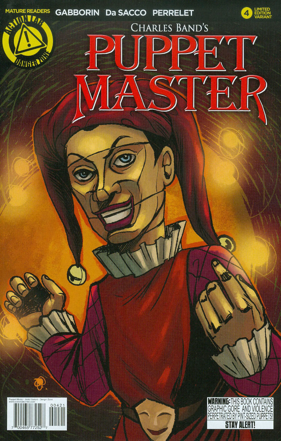 Puppet Master #4 Cover B Variant Jester Color Cover