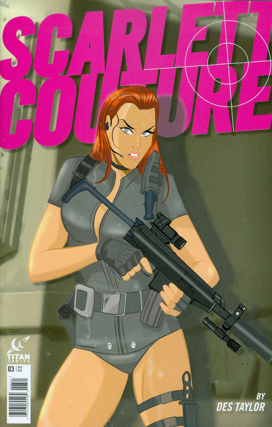 Scarlett Couture #3 Cover B Variant Des Taylor Subscription Cover