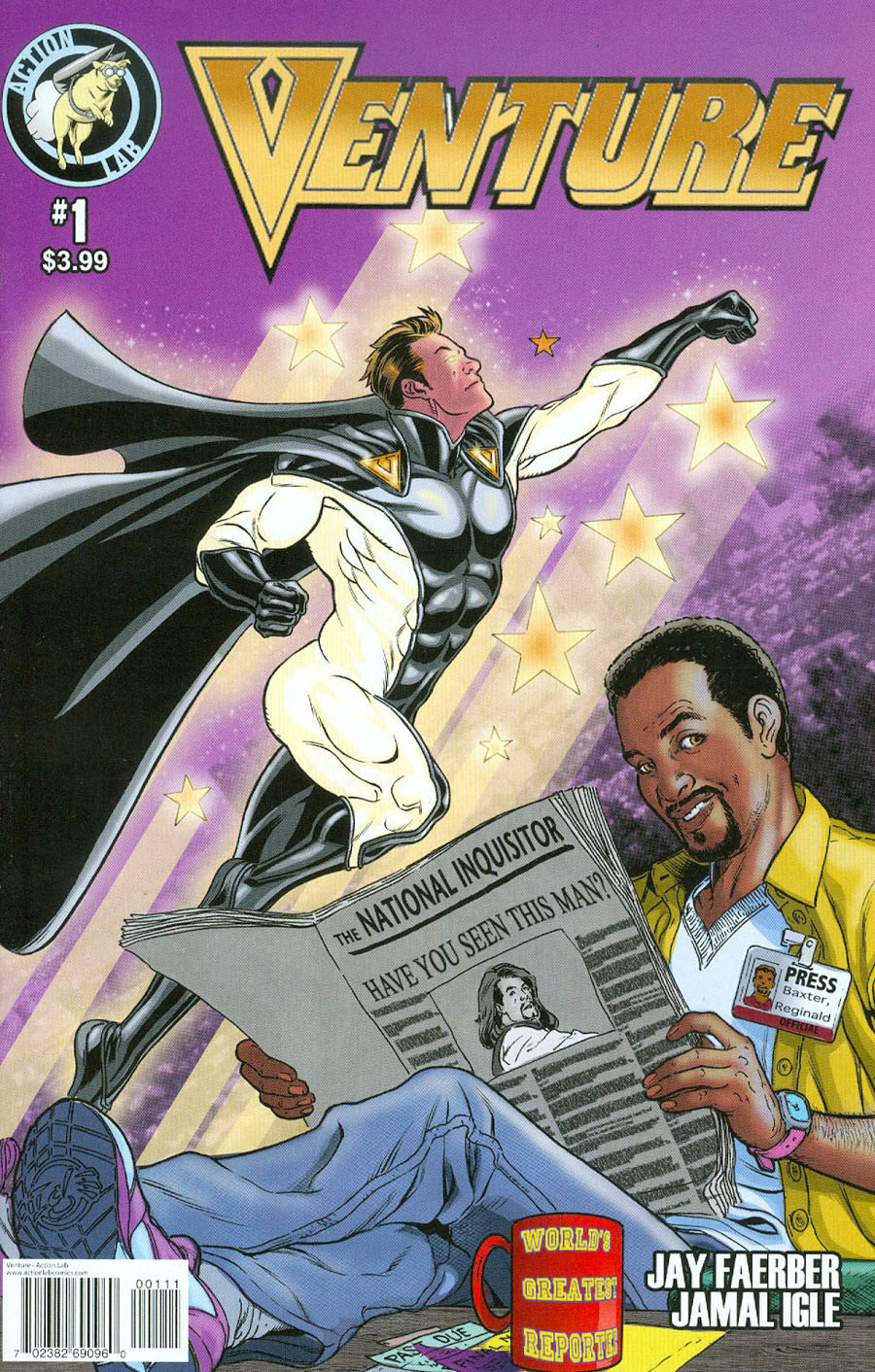 Venture Vol 2 #1 Cover A Regular Jamal Igle Cover