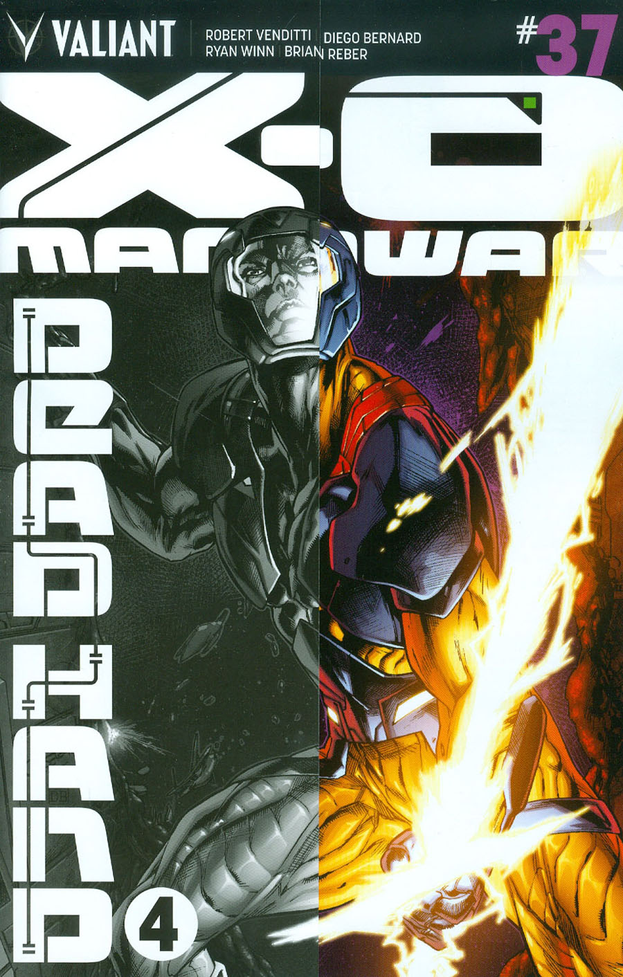 X-O Manowar Vol 3 #37 Cover A Regular Stephen Segovia Overlay Wraparound Cover
