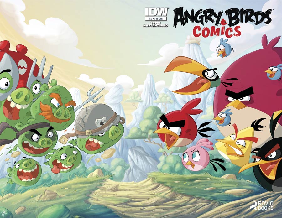 Angry Birds Comics #12 Cover B Variant Ciro Cangialosi Subscription Cover
