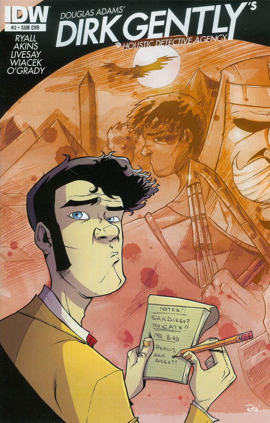 Dirk Gentlys Holistic Detective Agency #2 Cover B Variant Rob Guillory Subscription Cover