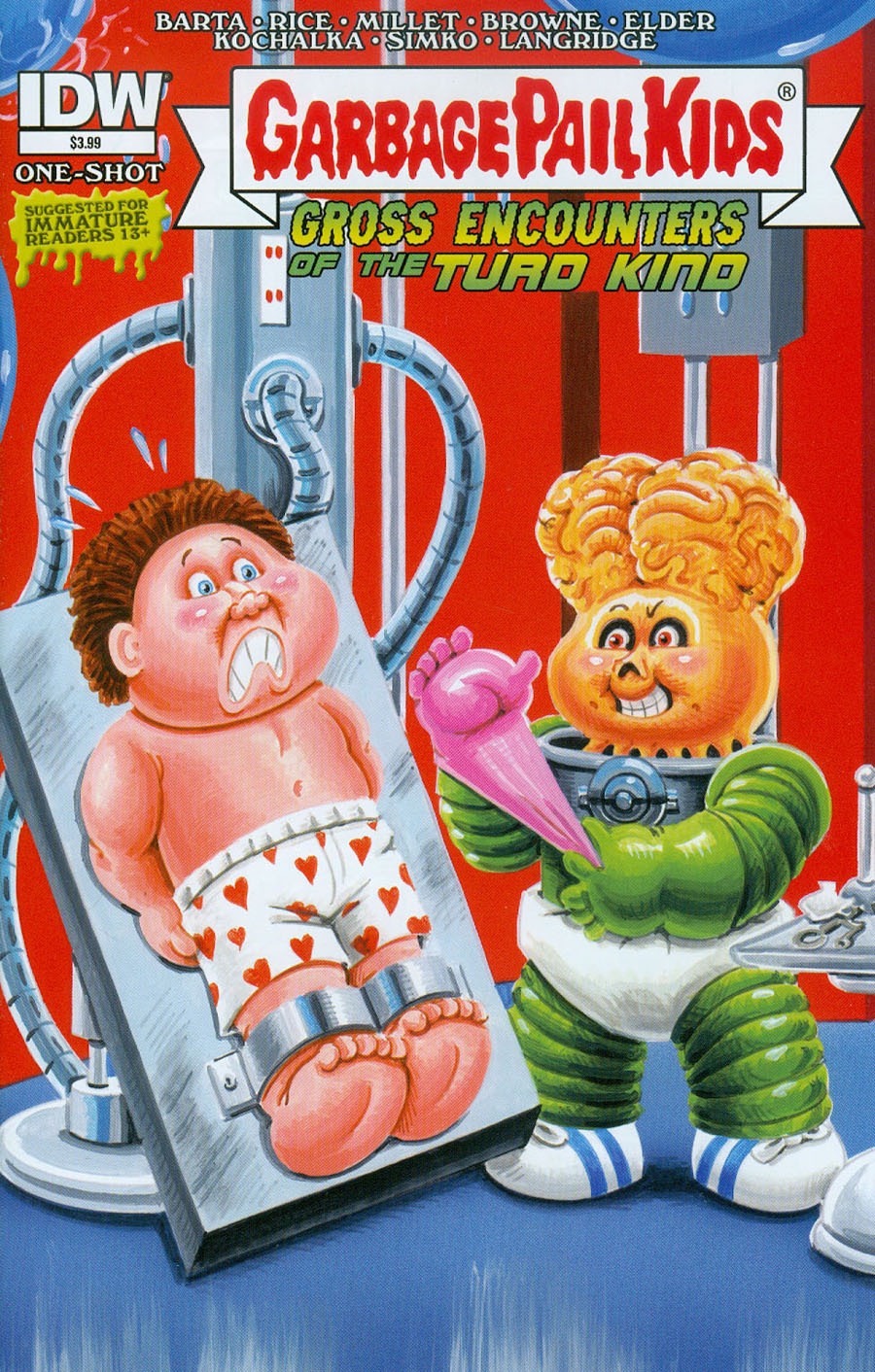Garbage Pail Kids Gross Encounters Of The Turd Kind One Shot Cover A Regular Mark Pingitore Cover