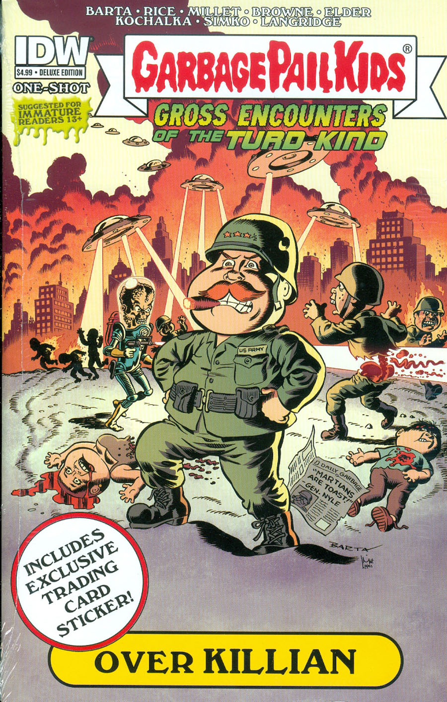 Garbage Pail Kids Gross Encounters Of The Turd Kind One Shot Cover C Deluxe Edition