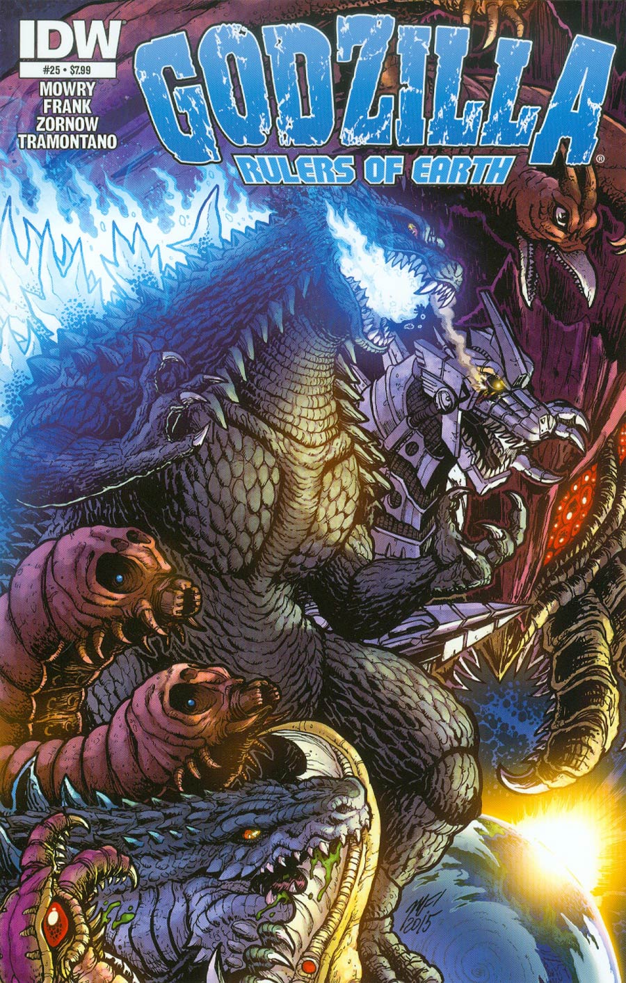 Godzilla Rulers Of The Earth #25 Cover A Regular Matt Frank Cover