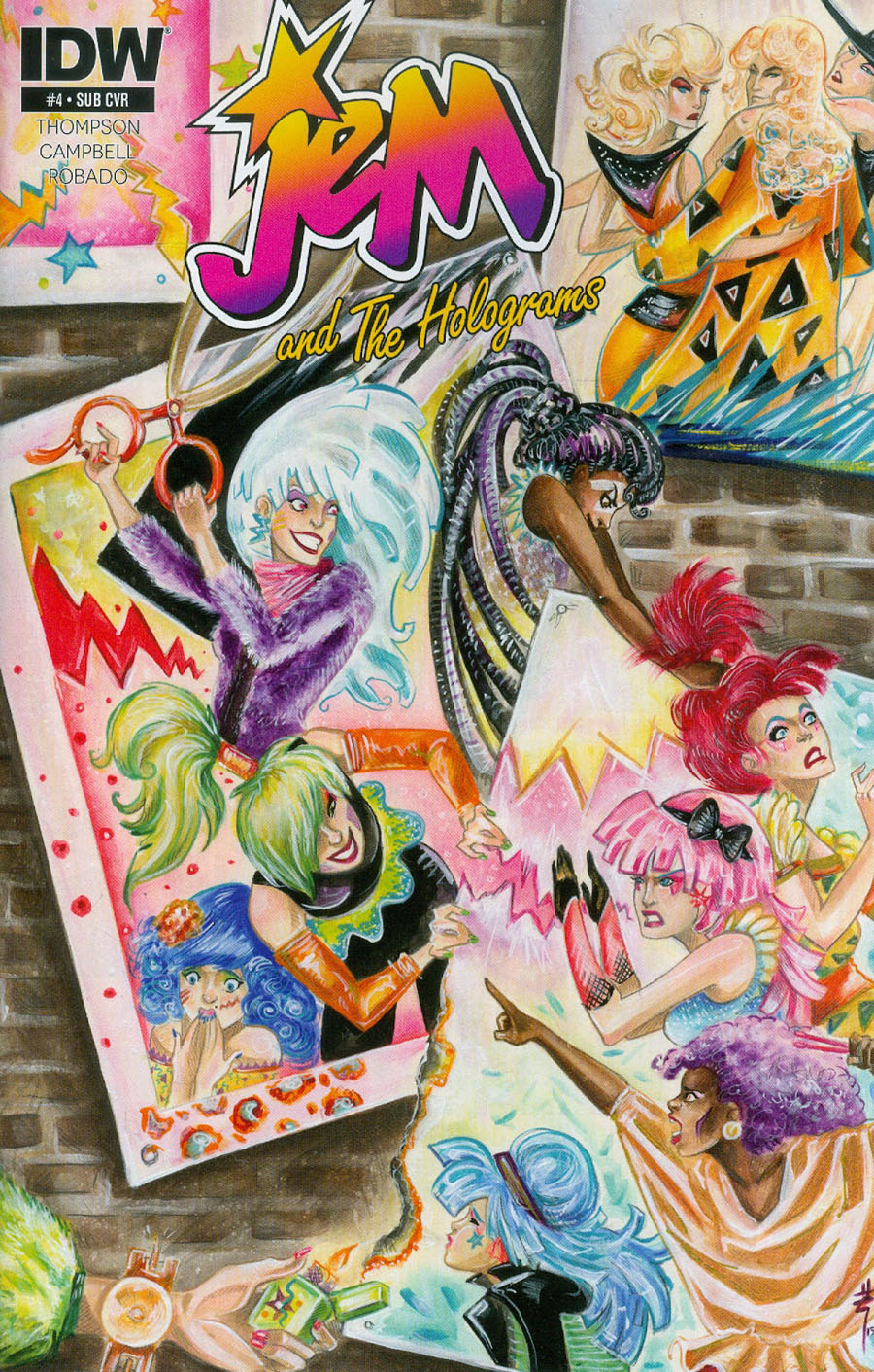 Jem And The Holograms #4 Cover B Variant Sarah Richards Subscription Cover