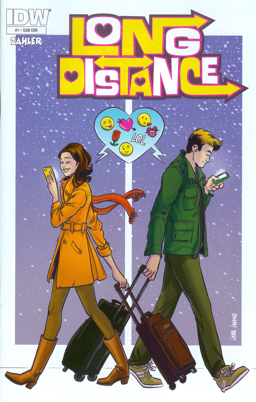 Long Distance #1 Cover B Variant Lora Innes Subscription Cover