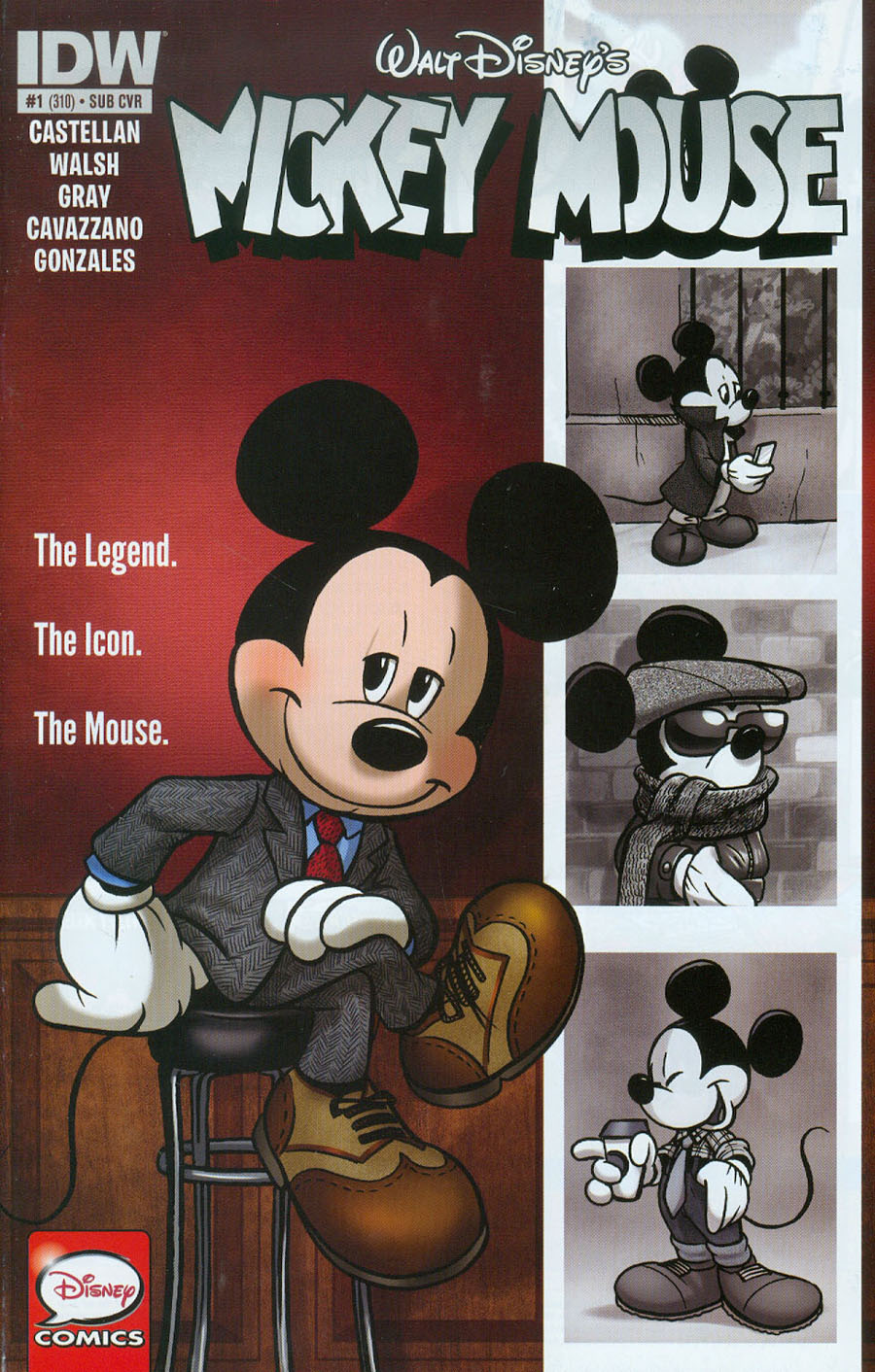 Mickey Mouse Vol 2 #1 Cover B Variant Amy Mebberson Subscription Cover